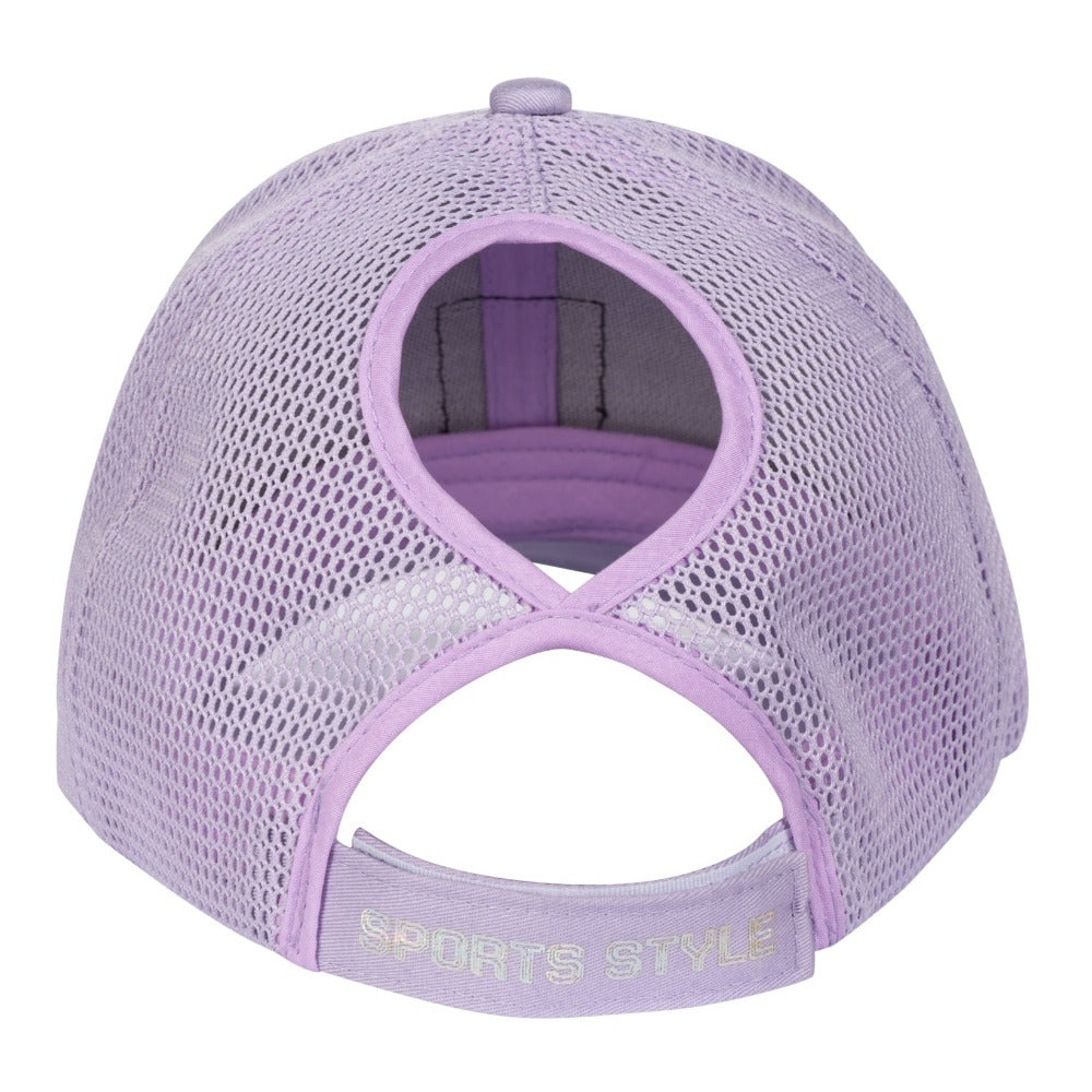 Casquette pour fille HKM Harbour Island lilas