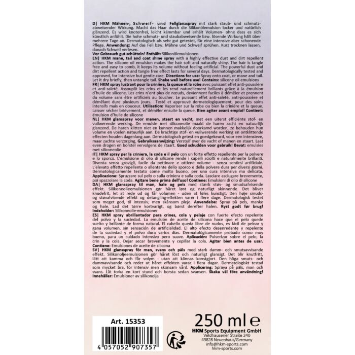 Spray démélant HKM Fiona 250 ml