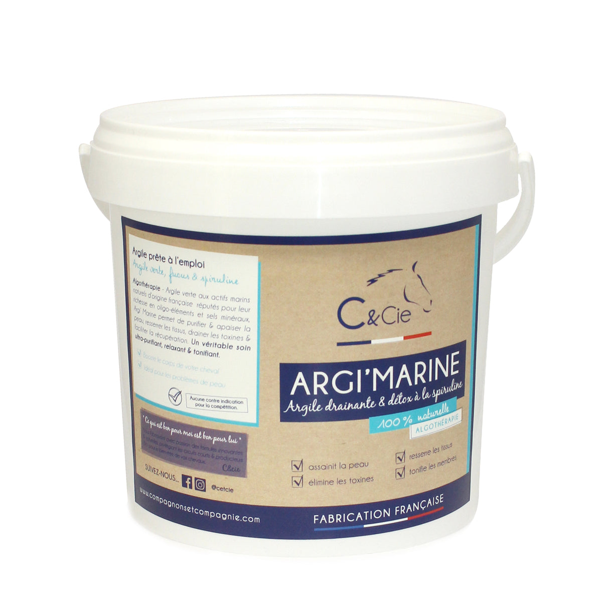 ALGOTHERAPIE EQUINE – Argile marine C&CIE ARGI'MARINE