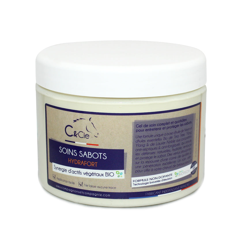 Hydratation & Fortification du sabot C&CIE SOINS SABOTS ONGUENT : Hydrafort