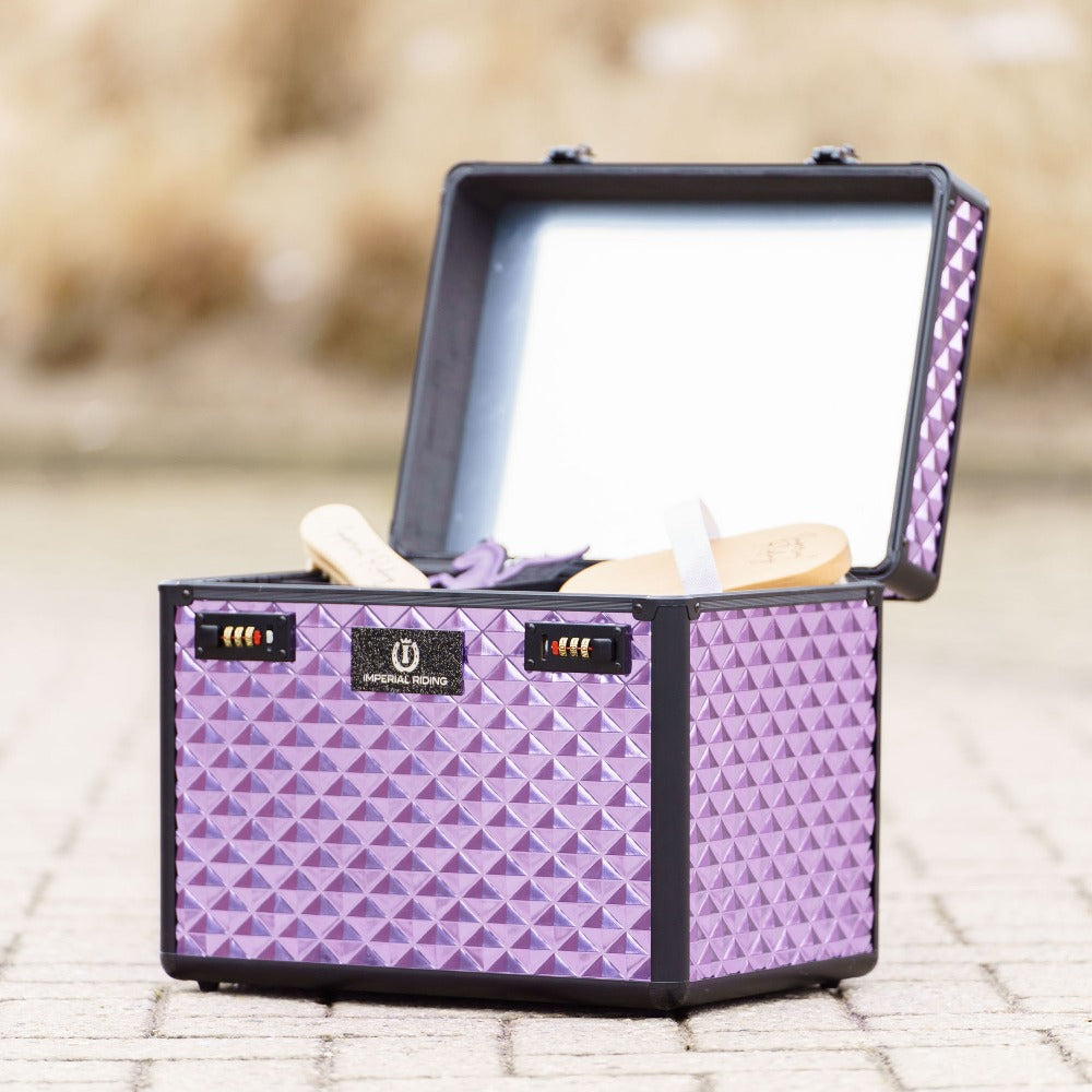 Boîte de pansage Imperial Riding Shiny violet