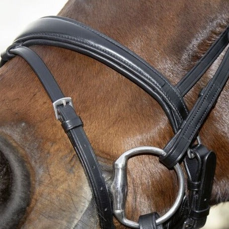 Bridon pour poneys et chevaux HKM Melinda noir