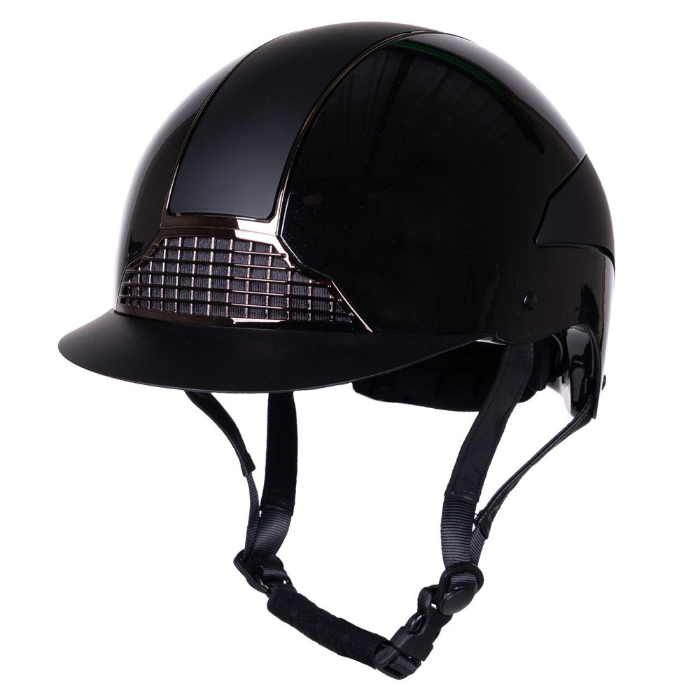 Casque d'équitation QHP Miami noir