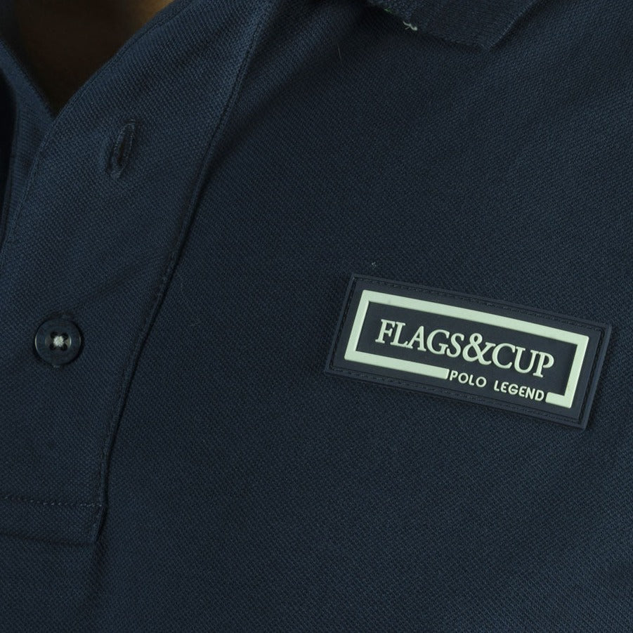 Polo à manches courtes pour garçons de 6 à 14 ans Flags and Cup Veliko