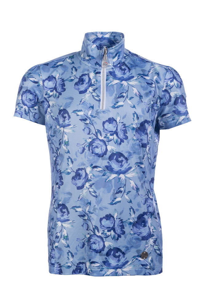 Polo technique à manches courtes pour filles du 5 au 13 ans HKM Charlotte