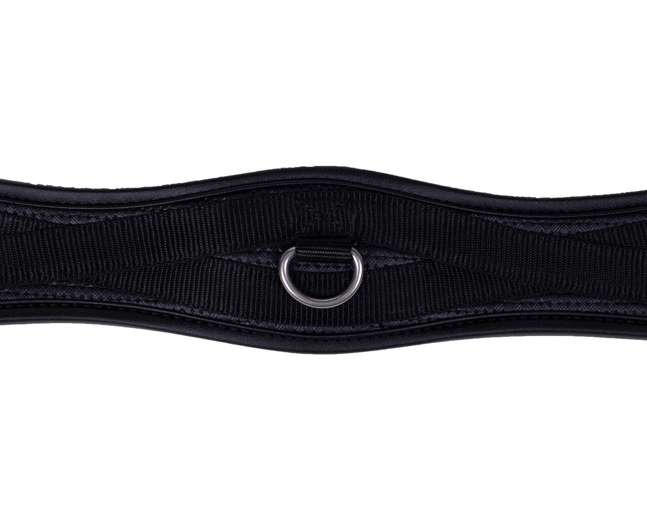 Sangle anatomique pour shetlands, poneys et chevaux QHP Basic Pro noir