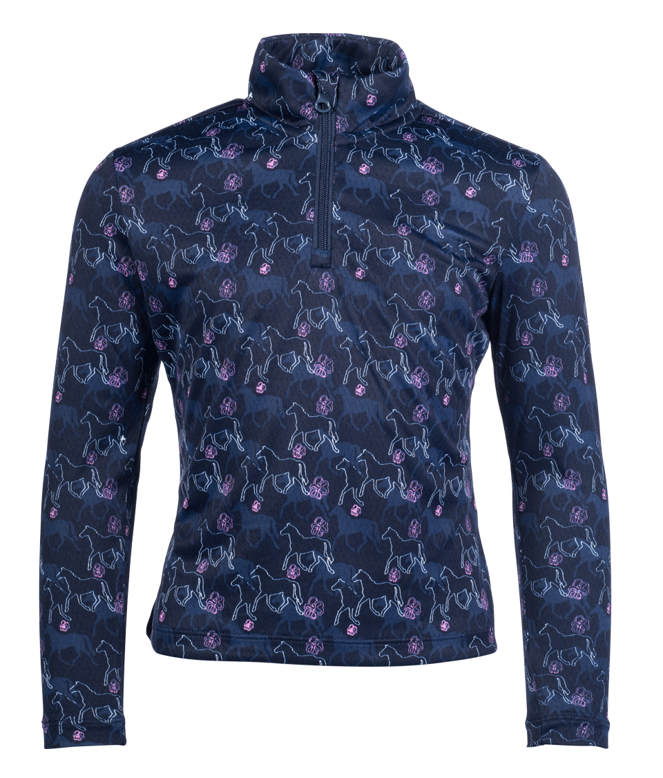 Tee-shirt technique à manches longues pour filles de 3 à 14 ans HKM Bria