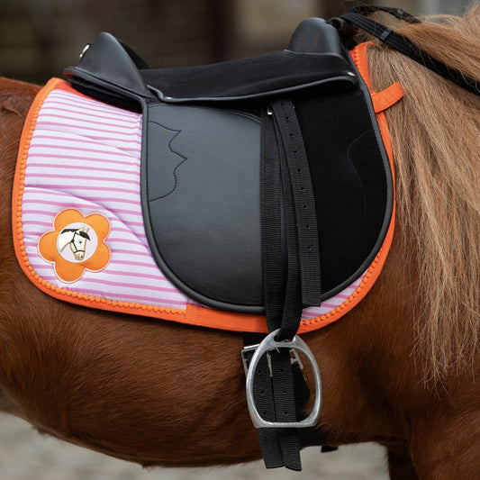 Bardette synthétique pour shetland HKM Funny Horses noire