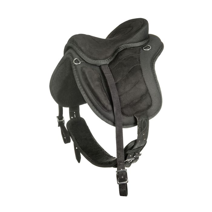 PFIFF - Kit De Selle Complète Pour Poney Shetland Ou Cheval En Bois - Selle, Tapis, Étrivières, Sangle - Rose
