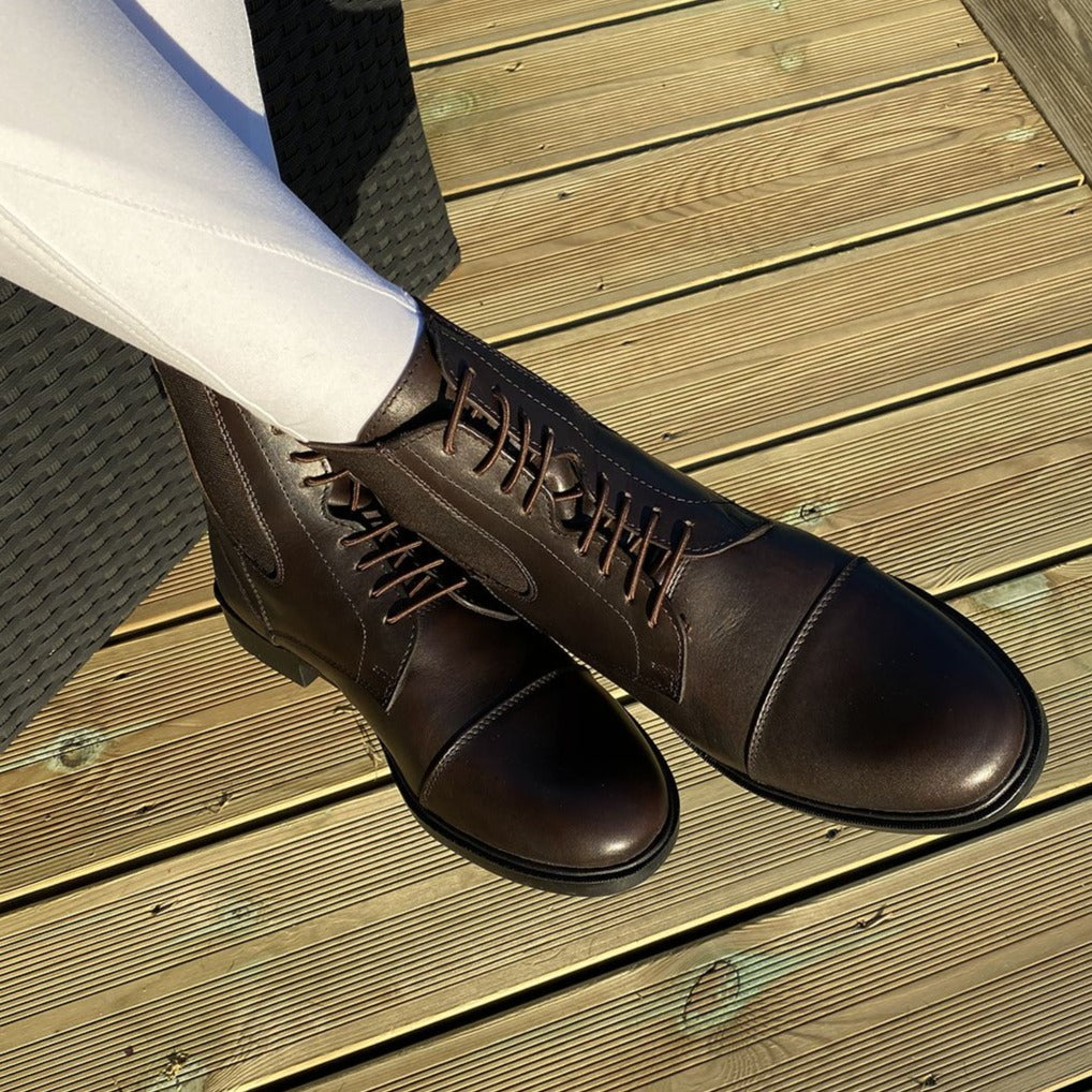 Boots d'équitation Canter Roma marron portées