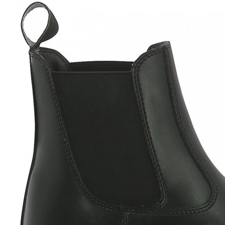 Boots d'équitation synthétiques pour jeunes cavaliers Riding World First noires