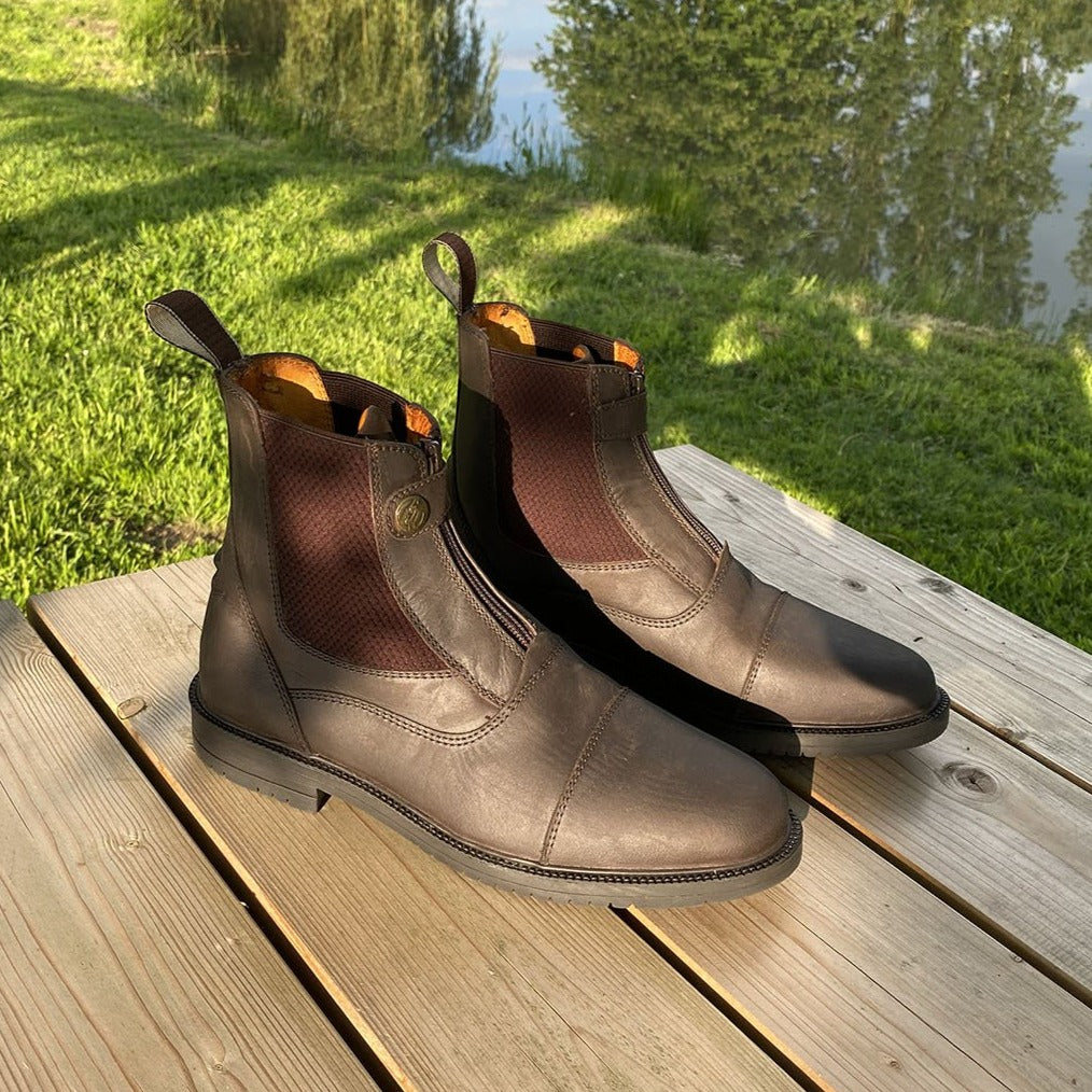 Boots en taille enfant et adulte Privilège Equitation Campo marron
