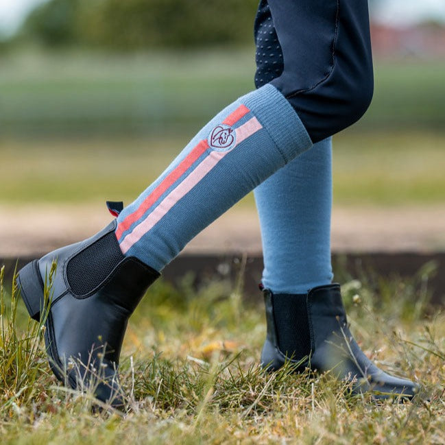 Chaussettes hautes d'équitation pour cavalières dès la pointure 23 HKM Amelie