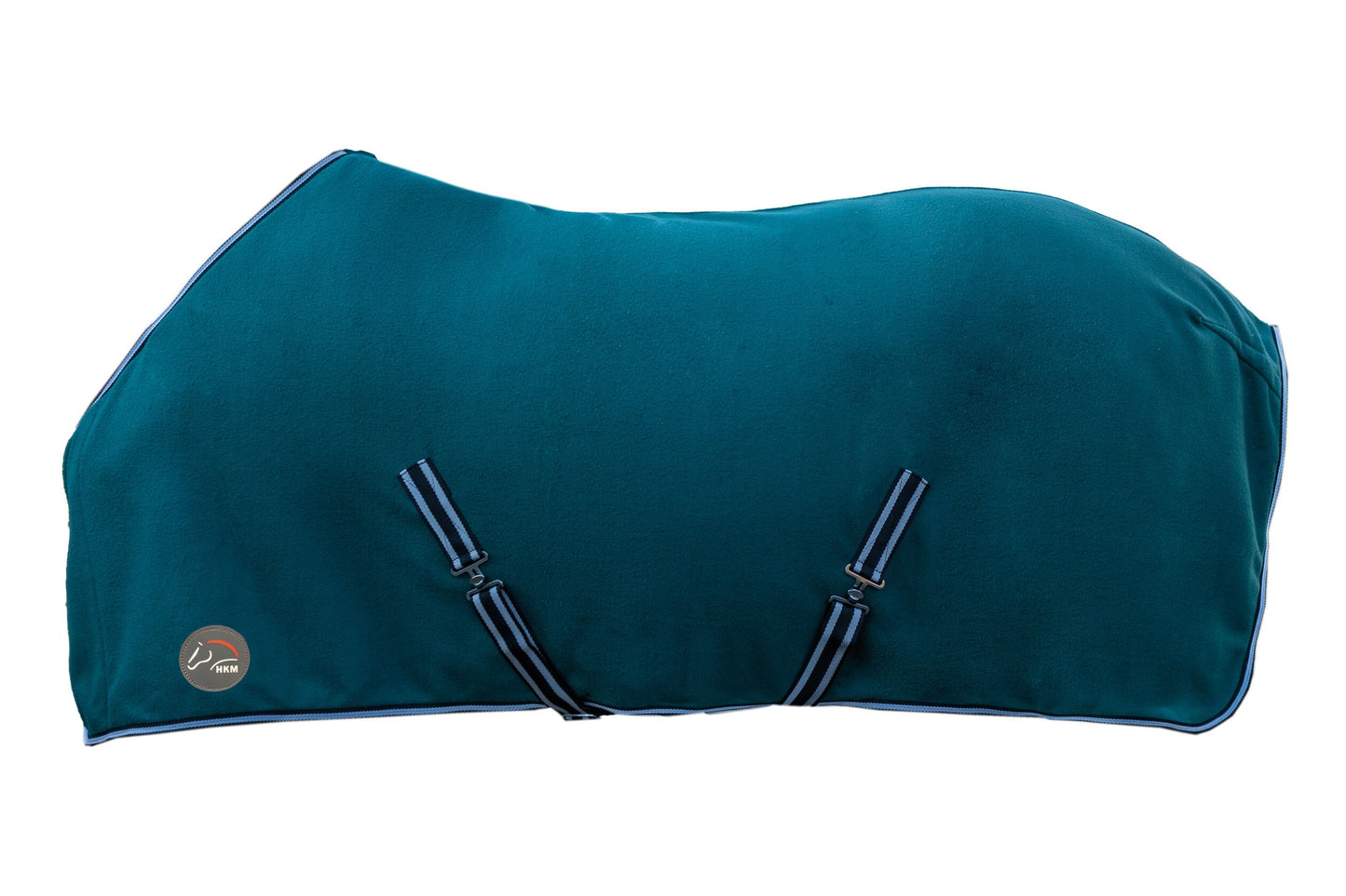 Chemise séchante polaire pour poneys et chevaux HKM Polar vert canard