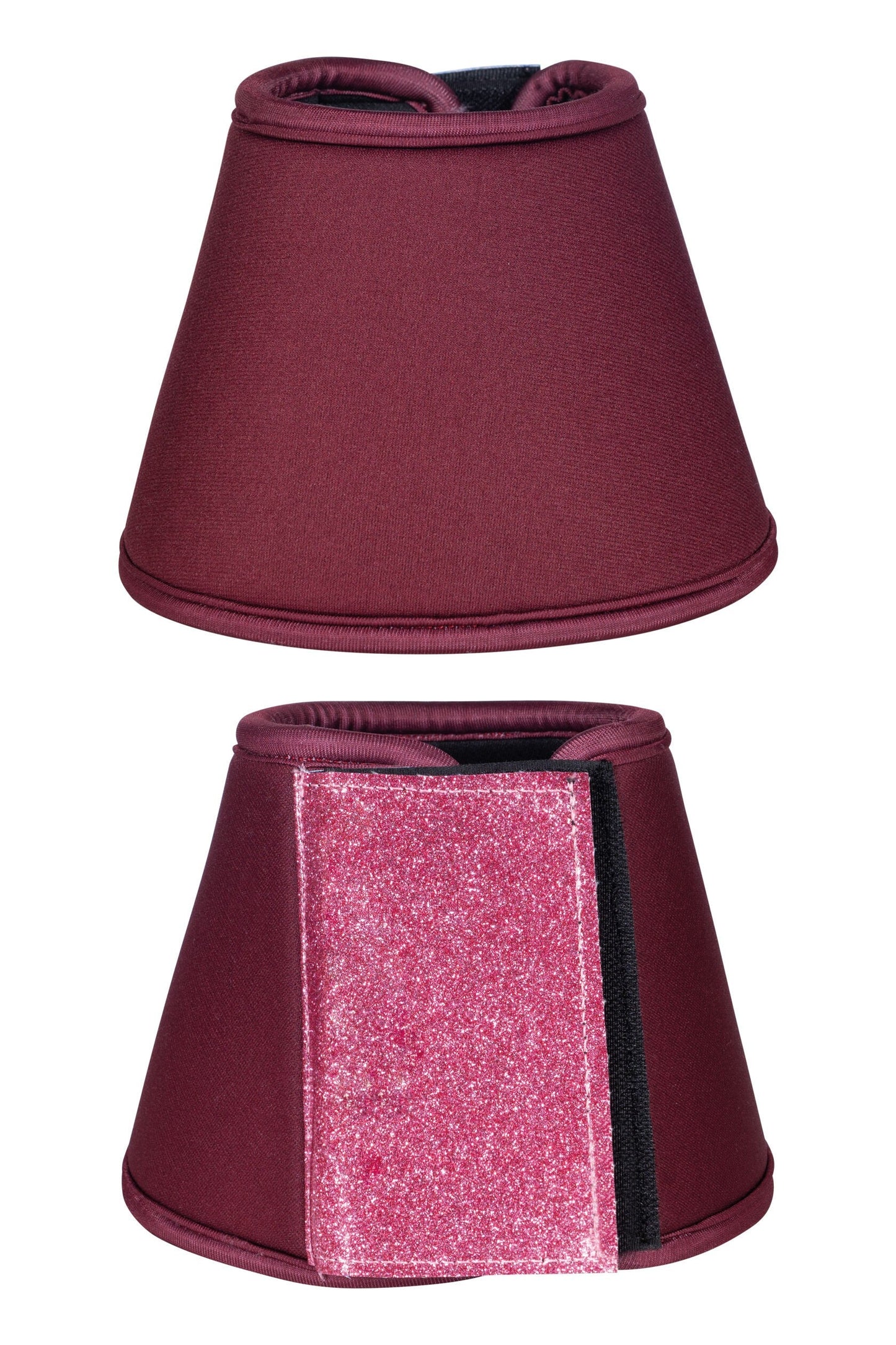Cloches en softoprène pour poneys et chevaux HKM Berry rouge cerise