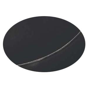 Cuir noir de la sangle bavette anatomique mouton pour poneys et chevaux Canter