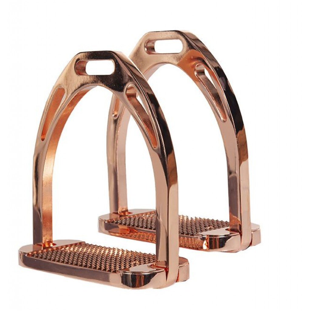 Etriers en aluminium HKM Space rose gold