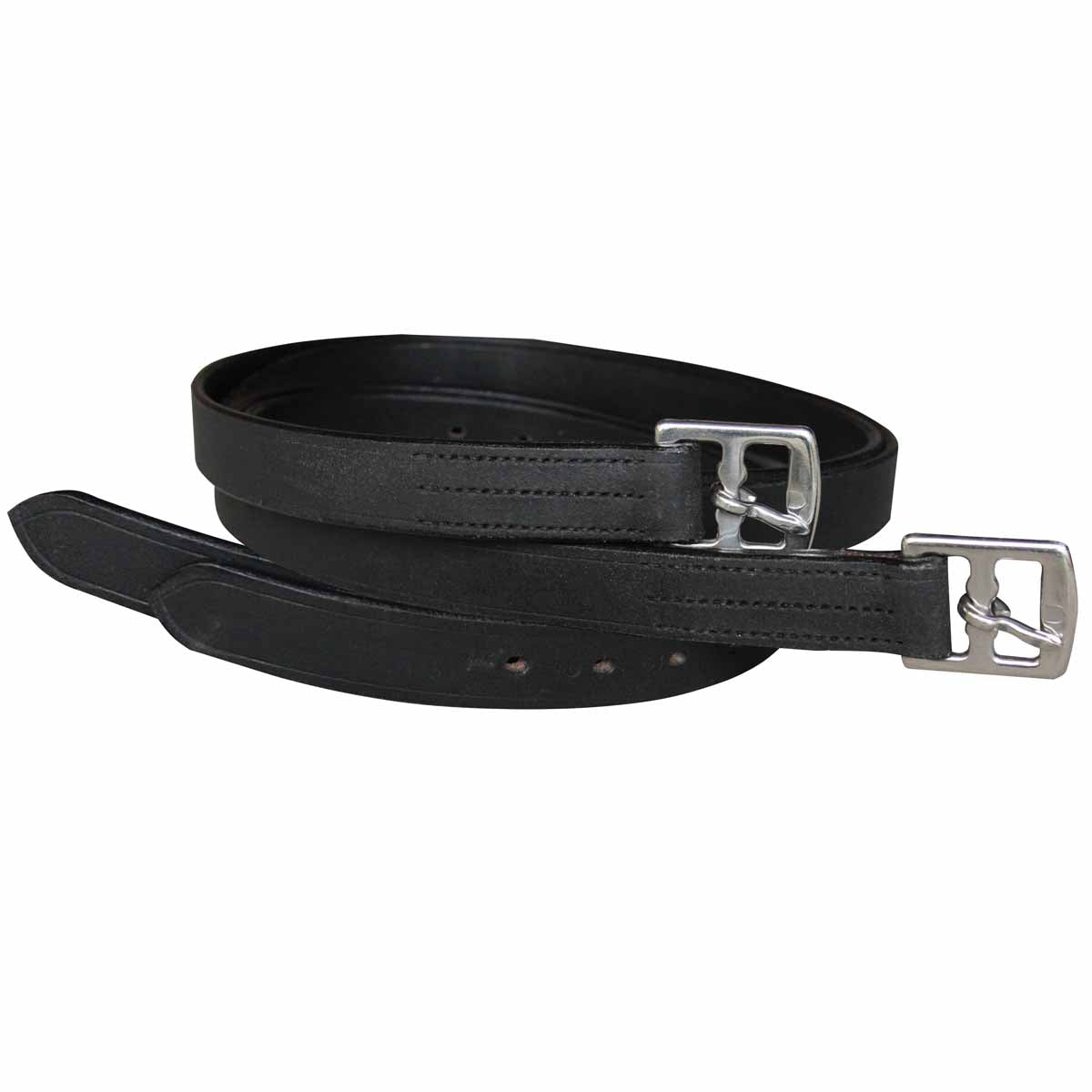 Etrivières en cuir lisse pour shetlands, poneys et chevaux Canter