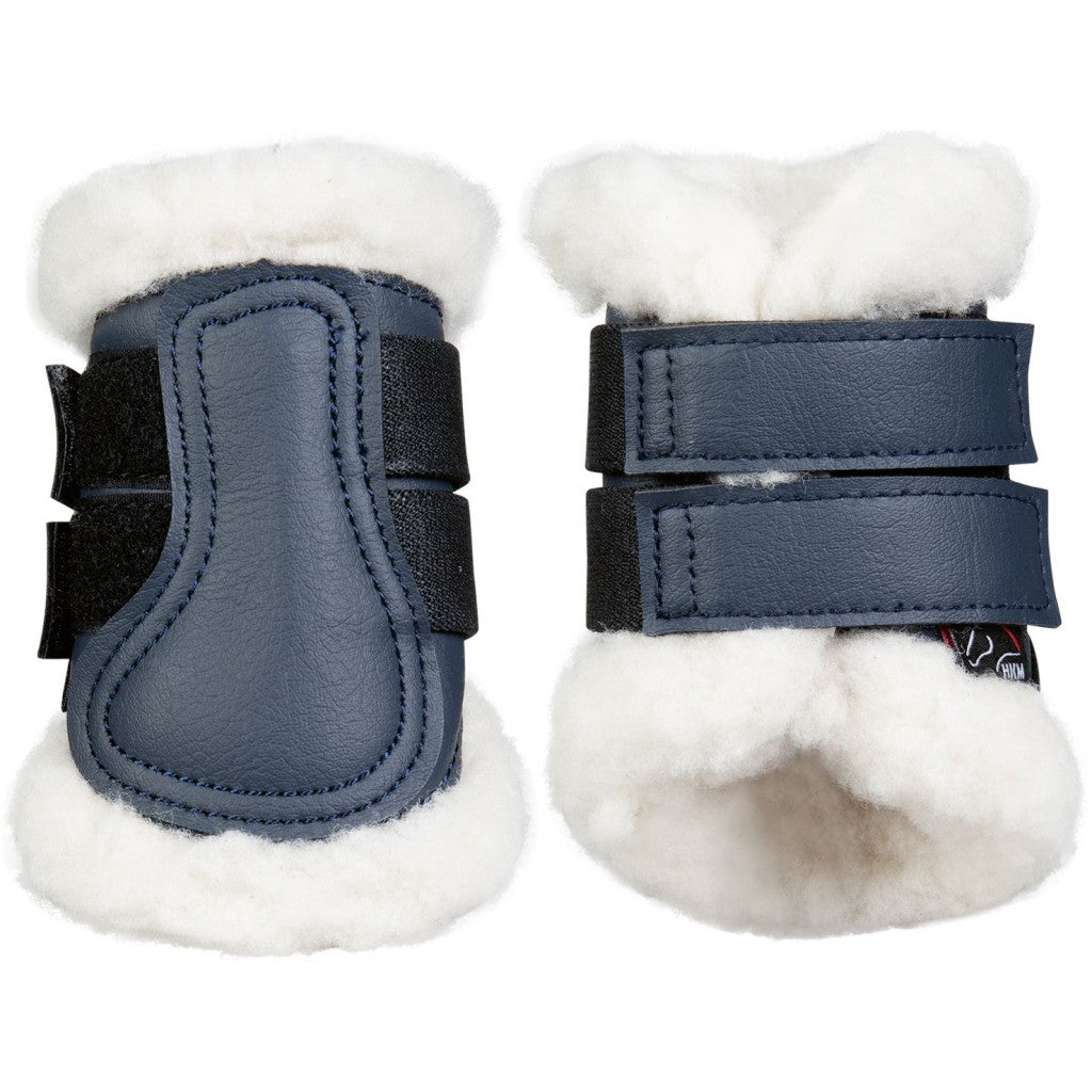 Guêtres de dressage pour shetlands et mini shetlands HKM Comfort Shetty marine