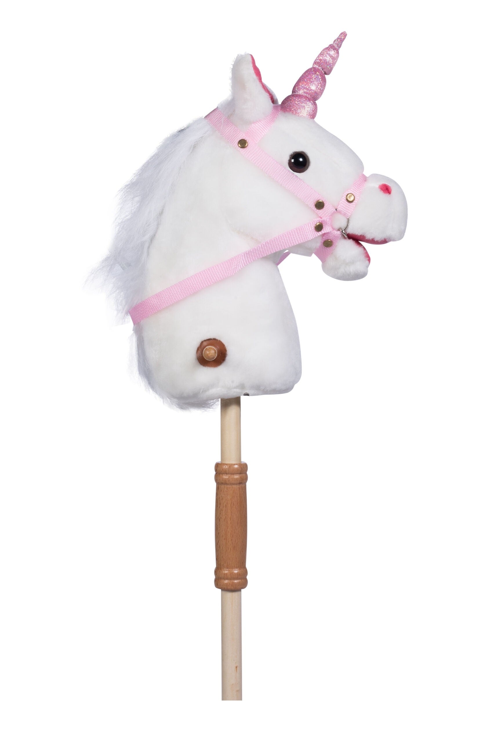 Tête De Poney En Cuir - Fabrication Amish - Neuve Avec Défauts Mineurs