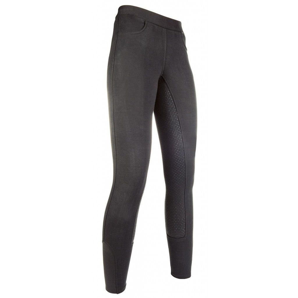 Legging d'équitation pour enfant HKM Yvi noir