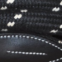 Licol pour poneys et chevaux Canter Corde cuir noir corde noir