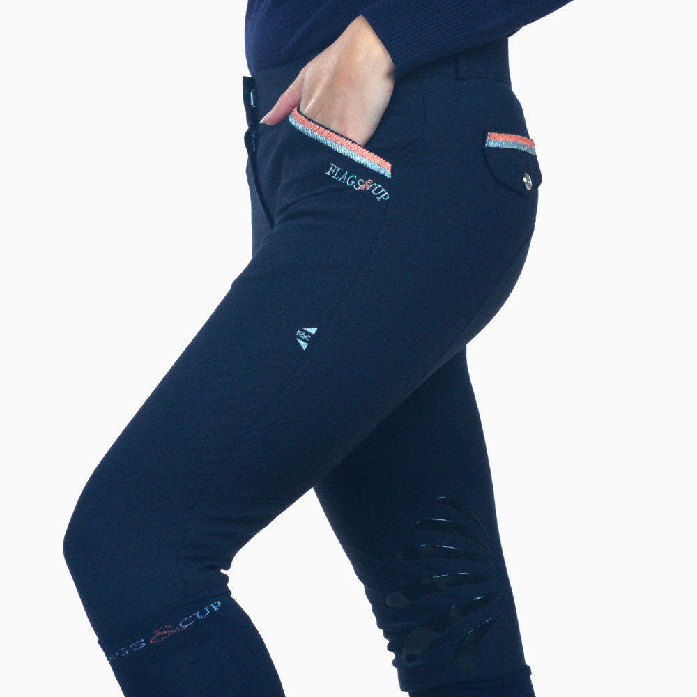 Pantalon équitation fille Flags&Cup Varena