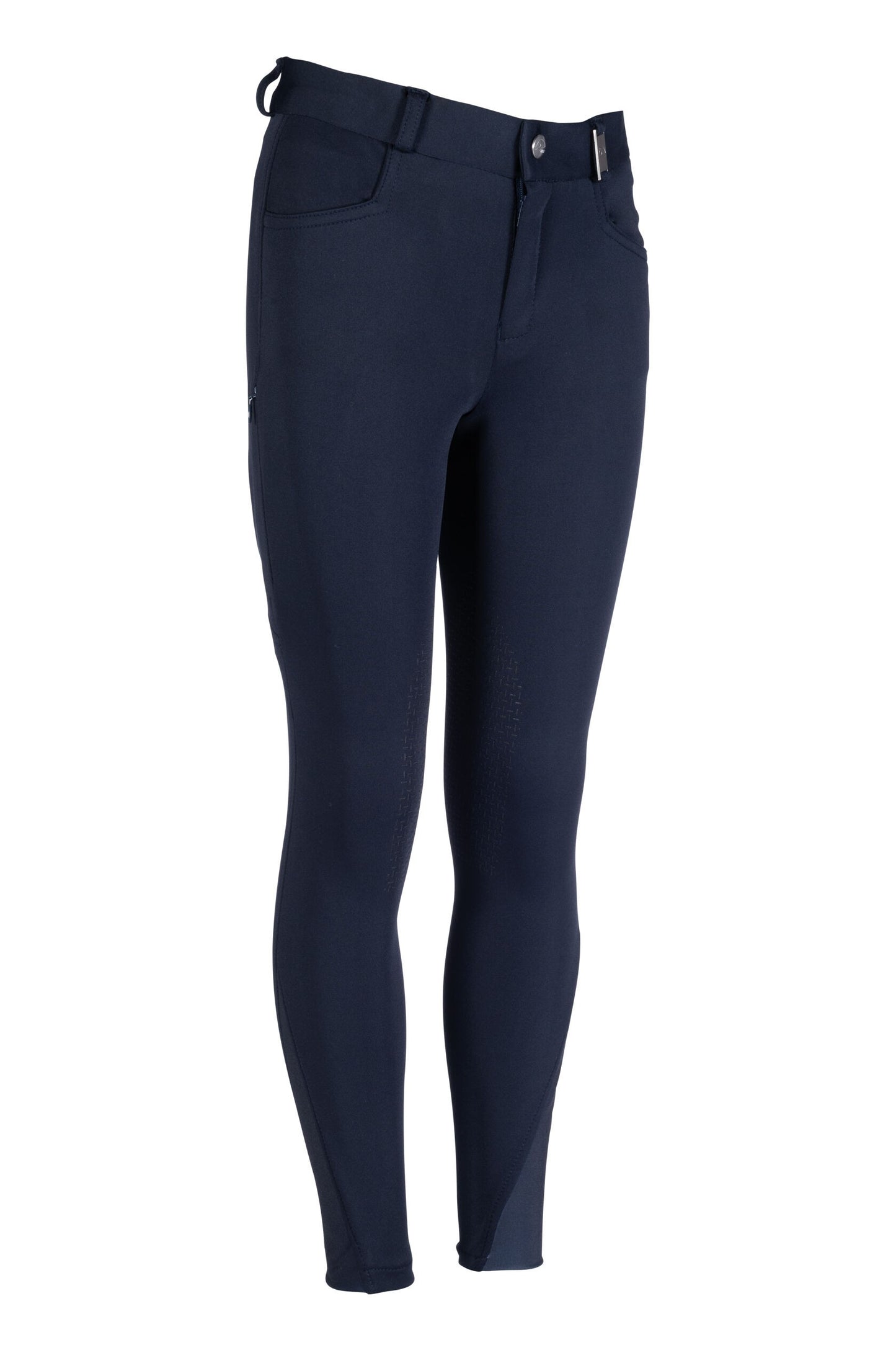 Pantalon d'équitation pour petits cavaliers de 3 à 14 ans HKM Anni marine