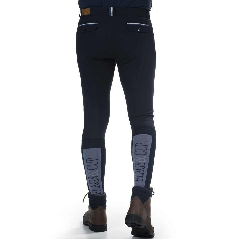 Pantalon d'équitation enfants du 8 au 16 ans Flags and Cup Vadso marine