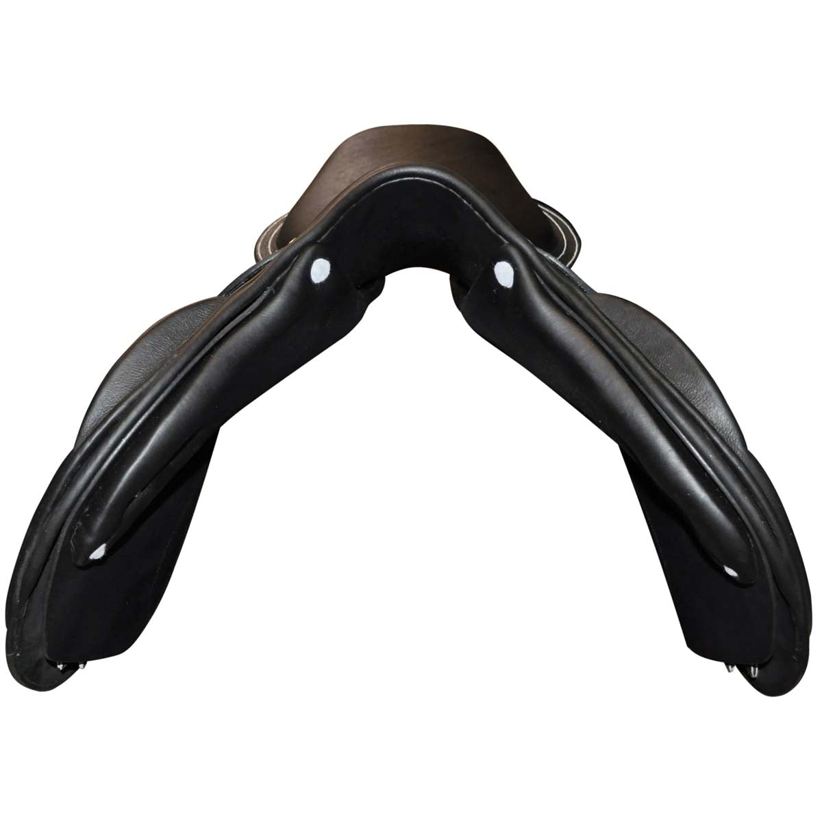 Selle pour chevaux Privilège Equitation Saumur noire de face