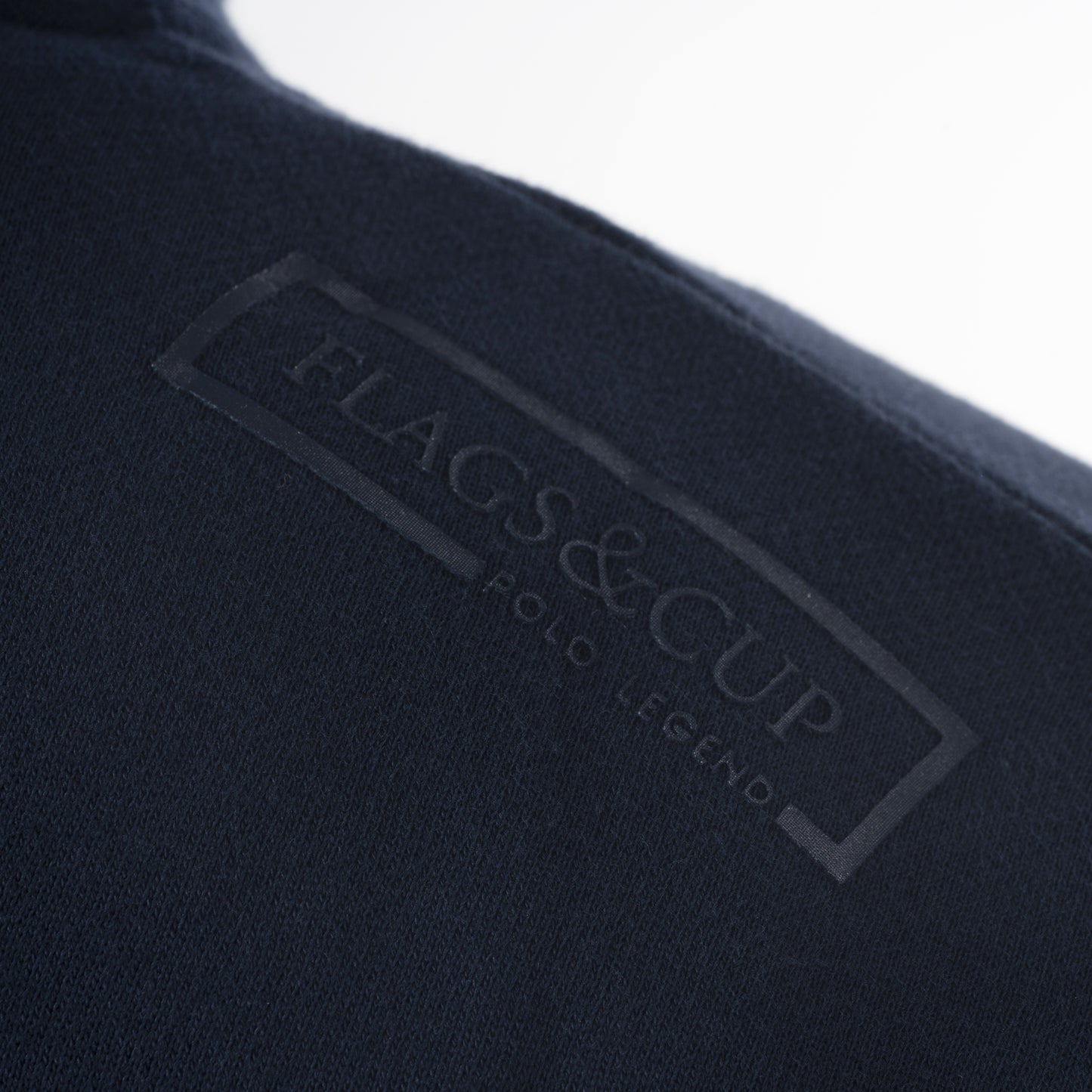 Sweat à capuche pour garçons de 4 à 14 ans Flags and Cup Perico marine détail épaule