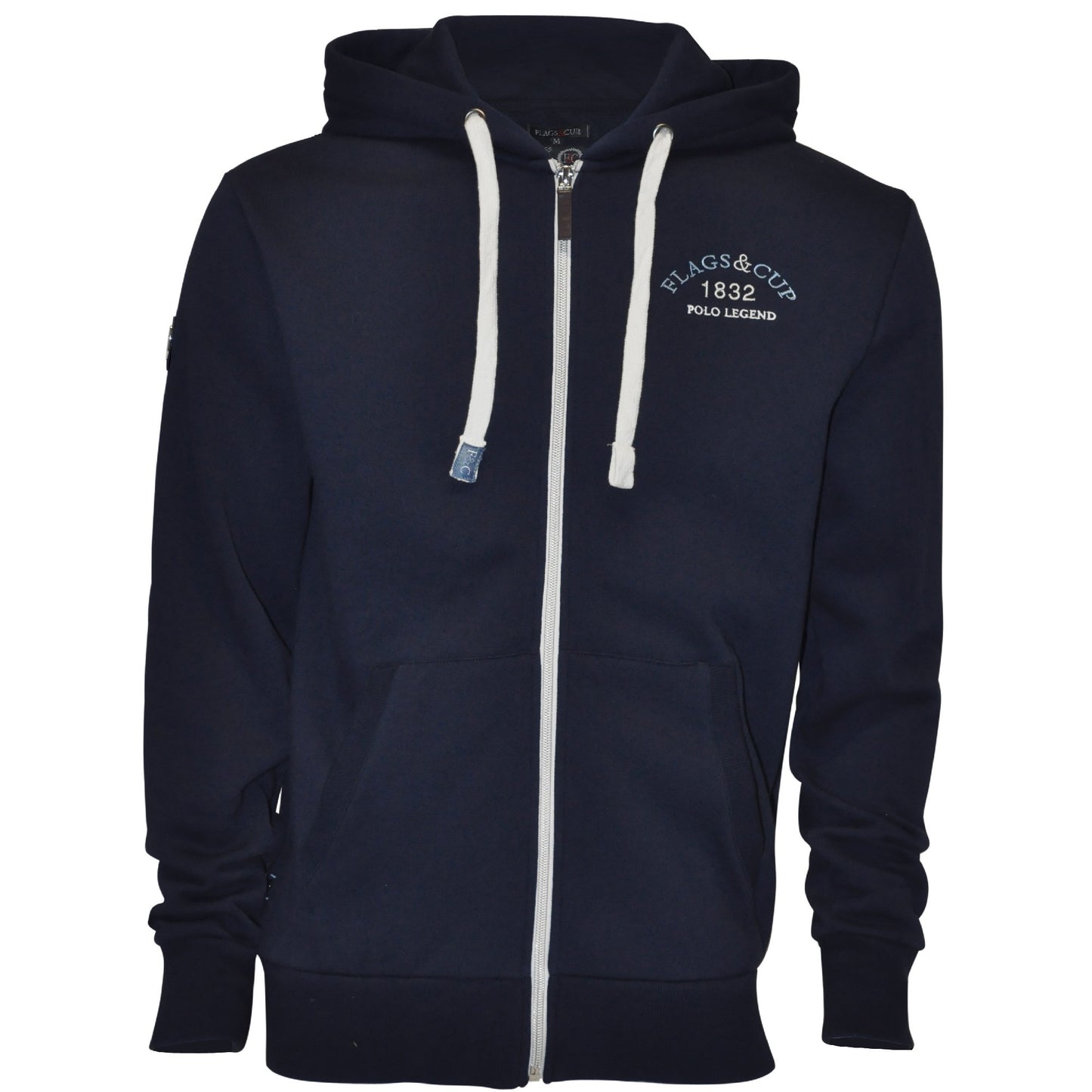 Sweat à caouche pour petits cavaliers Flags&Cup Chocos marine