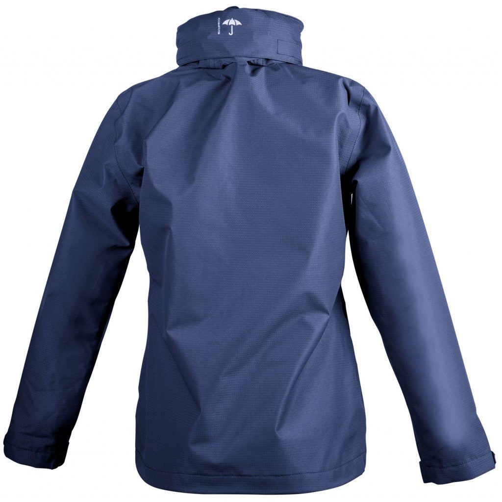 Veste coupe-vent et imperméable pour petits cavaliers HKM Rainy Day marine