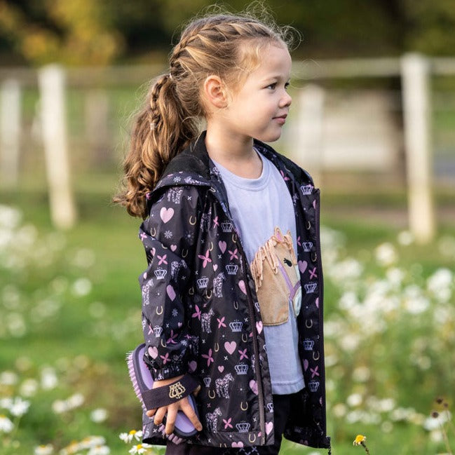 Veste imperméable et coupe-vent pour petites filles de 3 à 10 ans HKM Lola violet