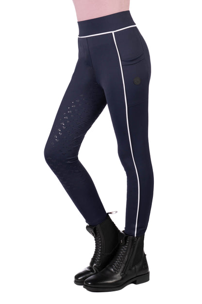 Leggings HKM Maui fond 1/1 en silicone