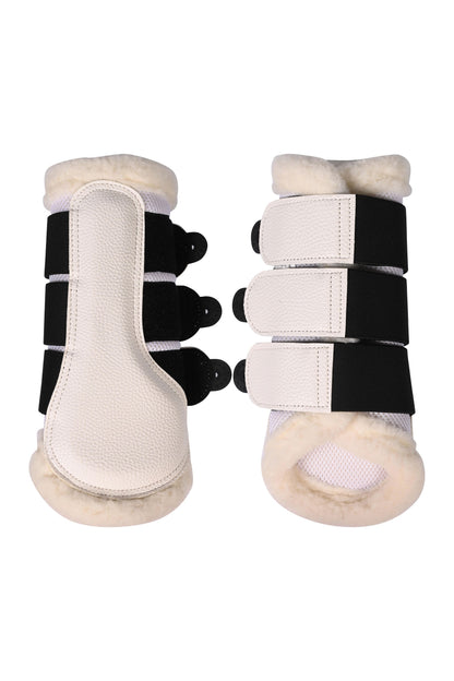 Guêtres HKM Comfort Premium Mesh avec fourrure