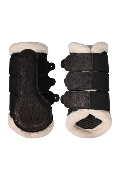Guêtres HKM Comfort Premium Mesh avec fourrure