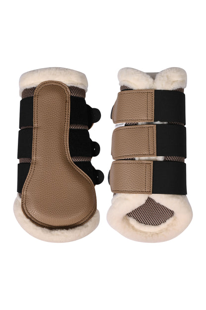 Guêtres HKM Comfort Premium Mesh avec fourrure