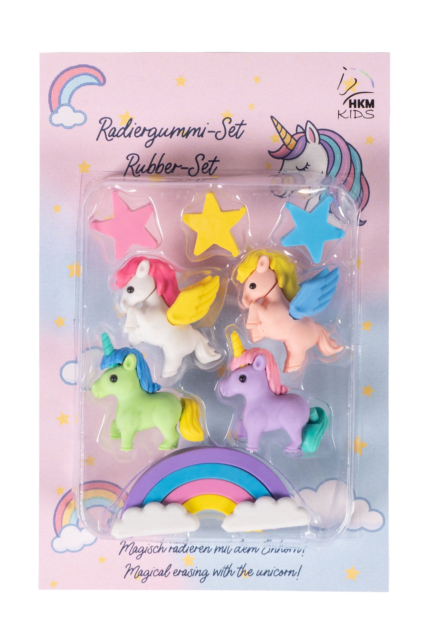 Set de gommes HKM Unicorn