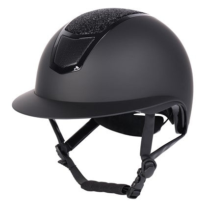 Casque équestre vintage en velours noir : chapeau d Casque équestre vintage en velours noir : chapeau d