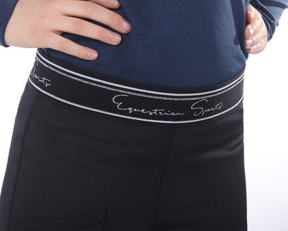 Legging d'équitation QHP Eden full grip