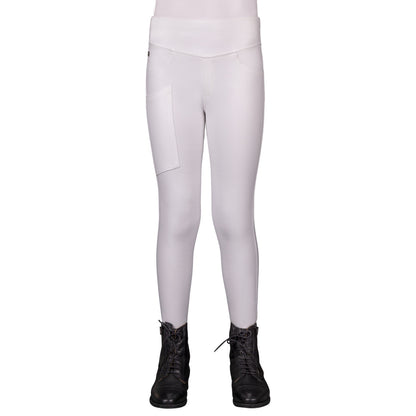 Legging d'équitation mixte QHP Kae