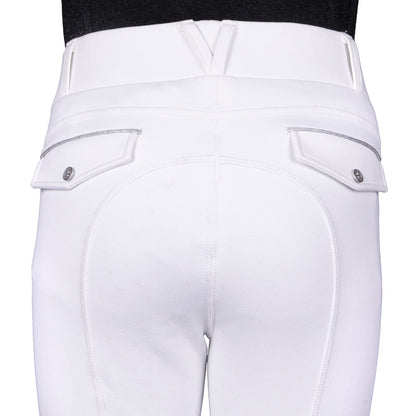 Legging d'équitation d'hiver QHP Juliet Junior