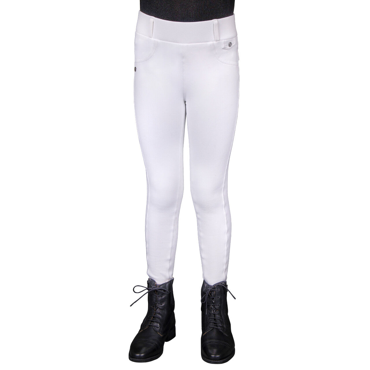 Legging d'équitation d'hiver QHP Juliet Junior