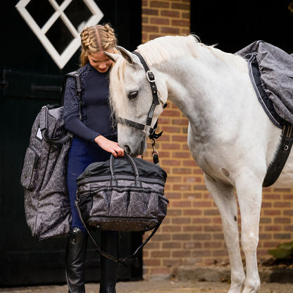 Pantalon d'équitation QHP Lymee softshell Junior full grip