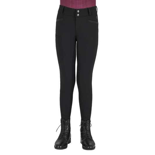 Pantalon d'équitation QHP Zahra Jr full grip