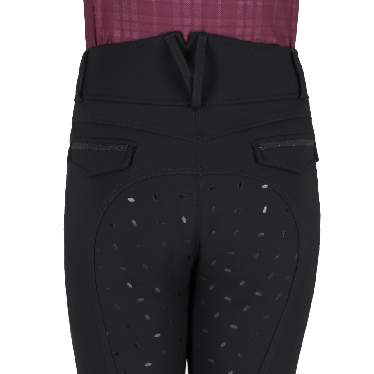 Pantalon d'équitation QHP Zahra Jr full grip