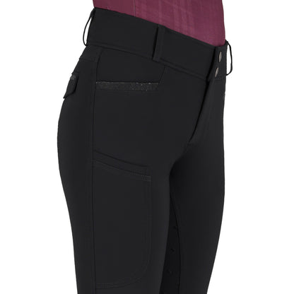 Pantalon d'équitation QHP Zahra Jr full grip