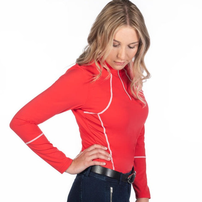 Baselayer pour cavalières du XS au XXL HKM Aruba rouge