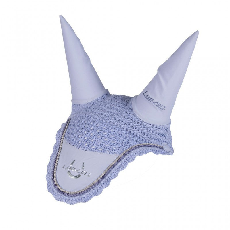 Bonnet anti-mouches pour chevaux Lami-Cell LC lavande